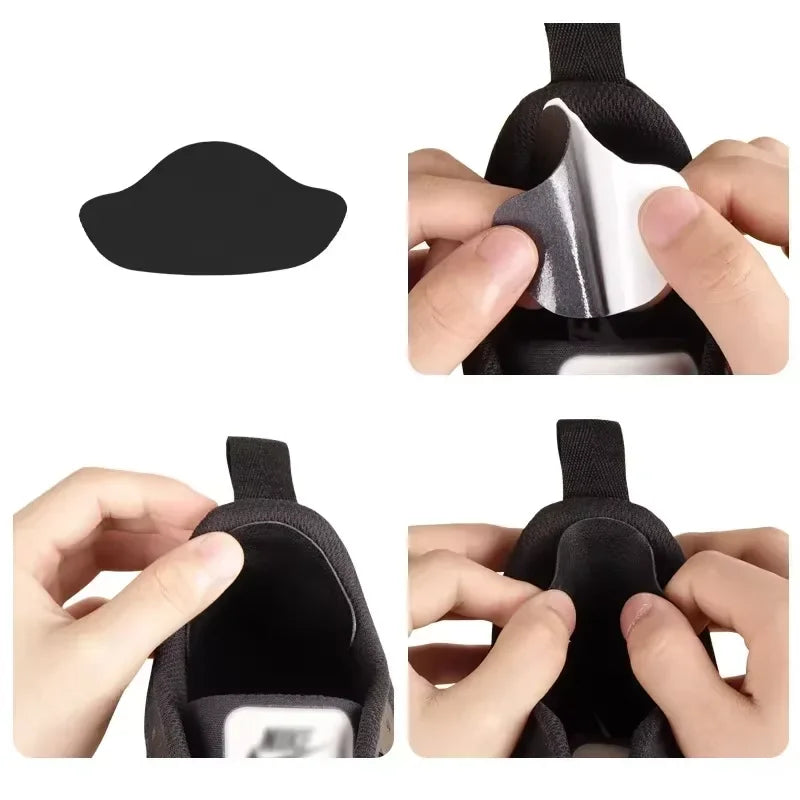 4pcs Sports Shoes Repair Stickers Suede Heel Protector Anti-Wear