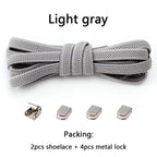 No tie Shoe laces Elastic laces Sneakers Flat Shoelaces without ties