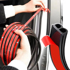Car Door Seal Strips Sticker Weatherstrip Rubber B Shape Door Seals