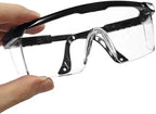 2Pcs Anti-Splash Work Safety Glasses Eye Protecting Lab Goggles