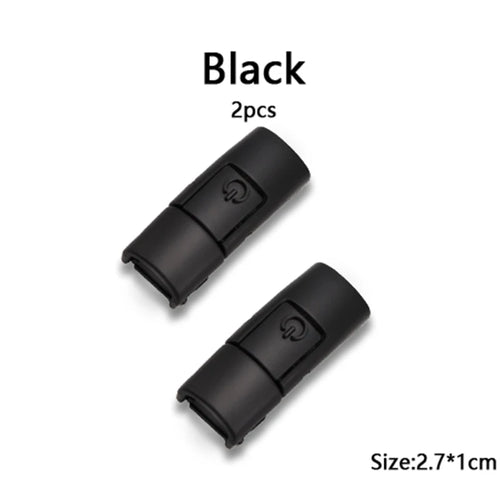 New Colorful Shoelaces Press buckle Metal Shoelace Clip Press Lock