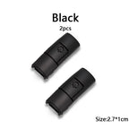 New Colorful Shoelaces Press buckle Metal Shoelace Clip Press Lock