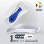 Memory Foam Height Increase Insoles for Men Women Shoes Flat Feet Arch