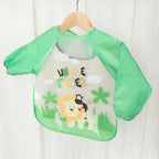 Waterproof EVA Full Sleeve Baby Bibs Children Apron Long Sleeve