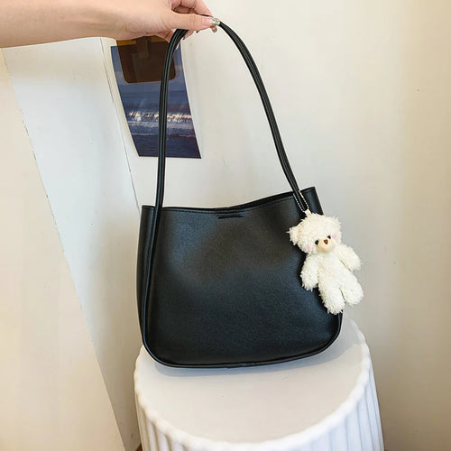 Simple And Casual New Popular PU Leather Versatile Shoulder Underarm