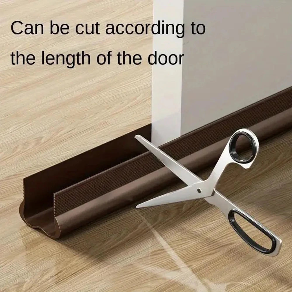Flexible Door Bottom Sealing Strip Door Gap Soundproofing Wind and
