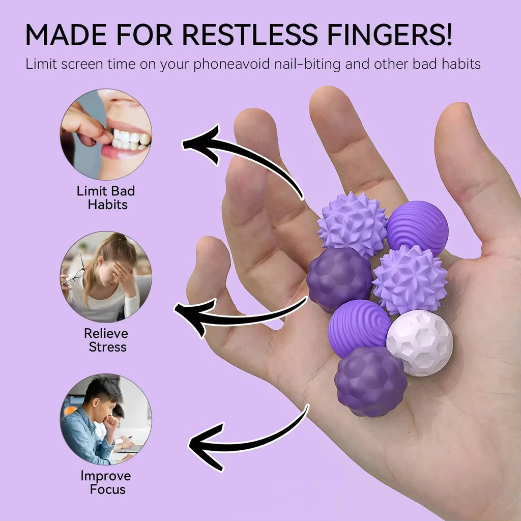 Magnetic Silicone Sensory Balls Worry Balls Autism Calming Fidgeting