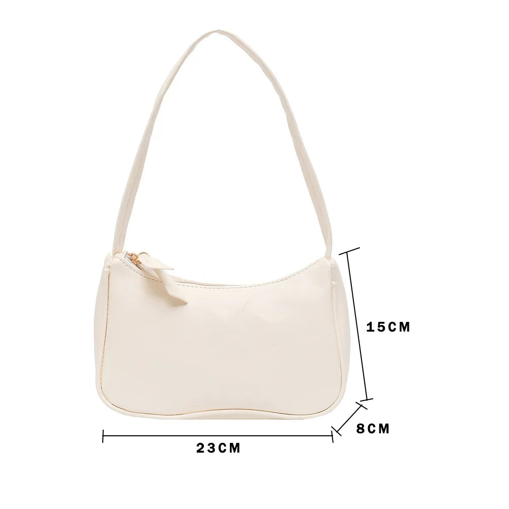 Women Fashion  Solid Shoulder Vintage Totes Bags PU Leather Travel
