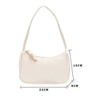 Women Fashion  Solid Shoulder Vintage Totes Bags PU Leather Travel
