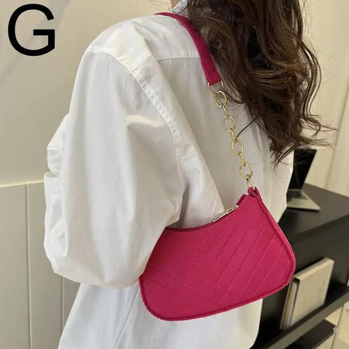 Mini Women Shoulder Bags Fashion Felt Women's Bag Advanced Design