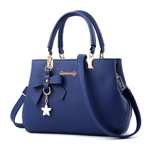 New Korean version trendy autumn and winter bow women's bag portable