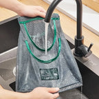 Reusable Storage Bags Kitchen Hanging Mesh Bag Home Fruit And
