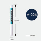 1/4Pcs White Permanent Paint Pen set for Wood Rock Plastic Leather
