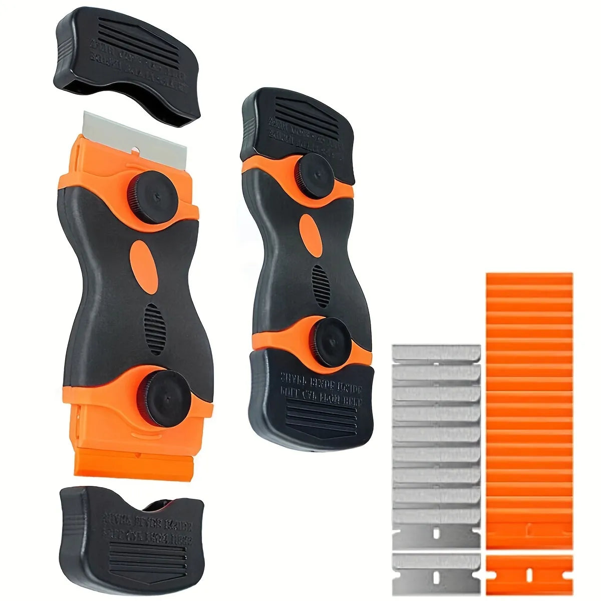 21pcs Razor Blade Scraper Double Edge Razor Scraper Remover Tool with