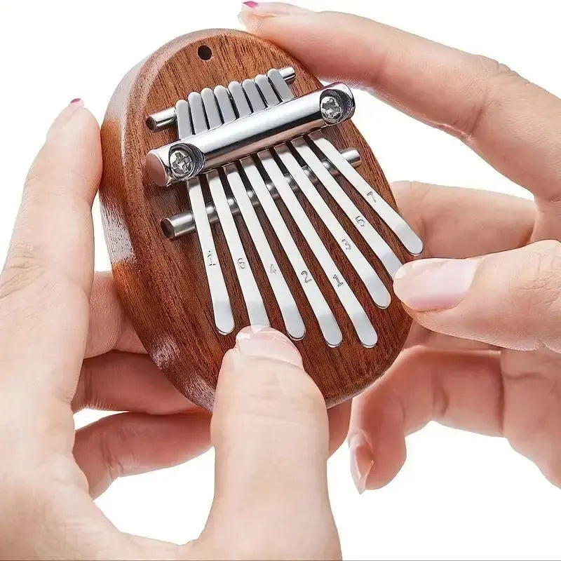 8 Key Mini Wooden Kalimba High Quality Exquisite Finger Thumb Piano