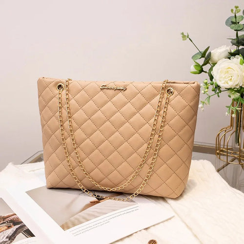 Fashion Large Capcity Handbags Chain Bag Women's Retro Shoulder Bag