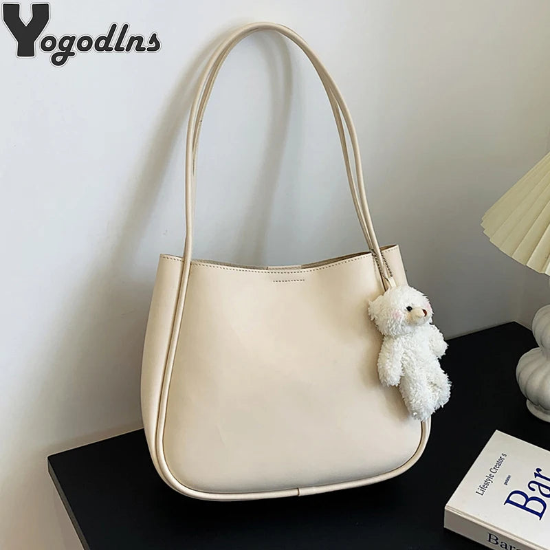 Simple And Casual New Popular PU Leather Versatile Shoulder Underarm