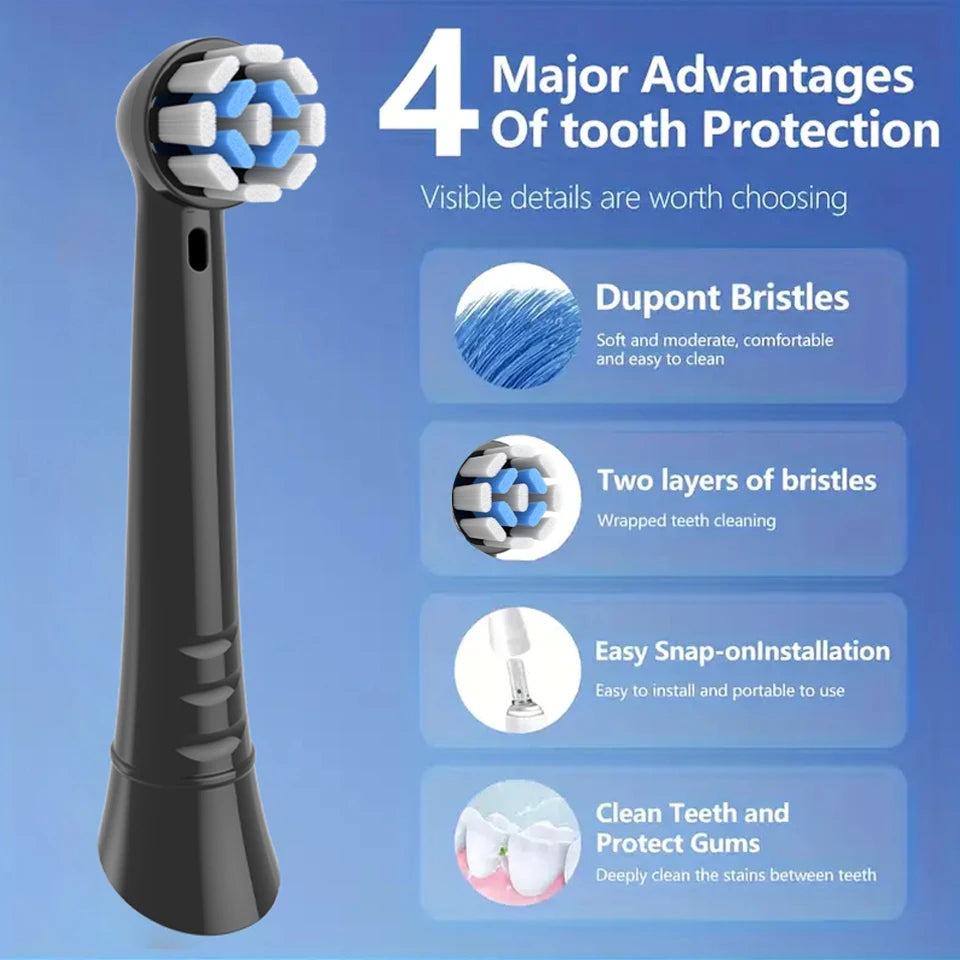 4/8/12/16/20 Pack Replacement Toothbrush Heads Compatible with Oral B