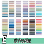 2400S Transparent Colorful Index Creative Memo Pads Office School