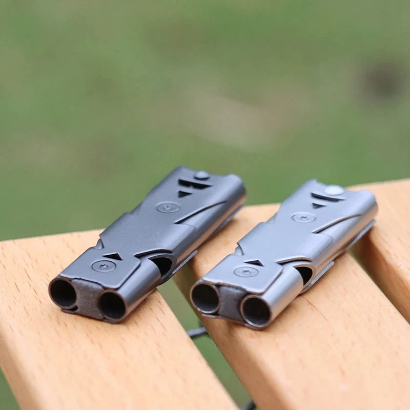 150DB Double Tube High-frequency High Decibel Survival Whistle Outdoor