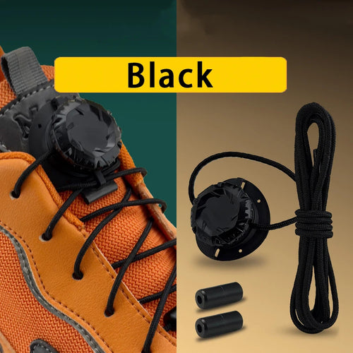 Fashion Swivel Buckle Laces Automatic Shoelace Without ties Kids Adult
