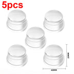 1-8Pcs Transparent Silicone Door Stopper No Drill Anti Bump Pad for