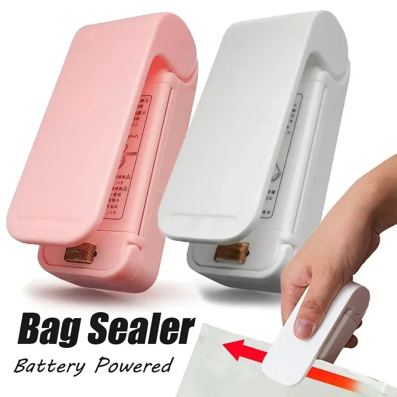 Mini Heat Bag Sealing Machine Package Sealer Bags Thermal Plastic Food