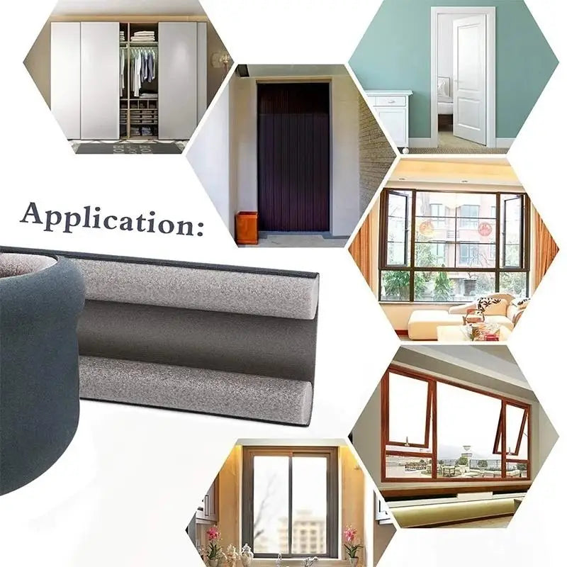 2/1PC Flexible Under Door Draft Stopper Door Bottom Seal Strip Weather