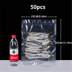 50pcs Vacuum Sealer Bags, Disposable Airtight Compression Bag,