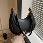 Women's French Handbag Shoulder Bag Textured Crossbody Bag Zipper
