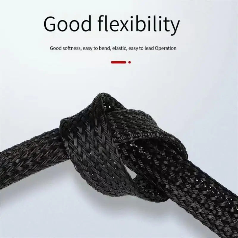 PET Elastic Woven Wire Mesh Black Encrypted Flame Retardant Woven Wire
