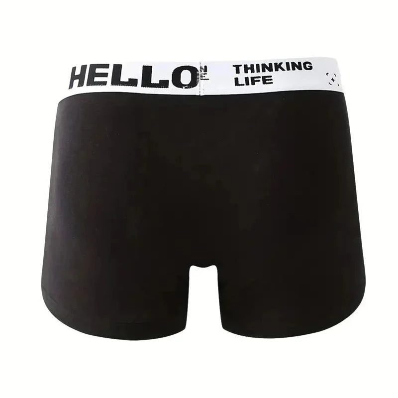 5Pcs Mens Underwear Male Boxers Sexy Underpants Comfortable Breathable