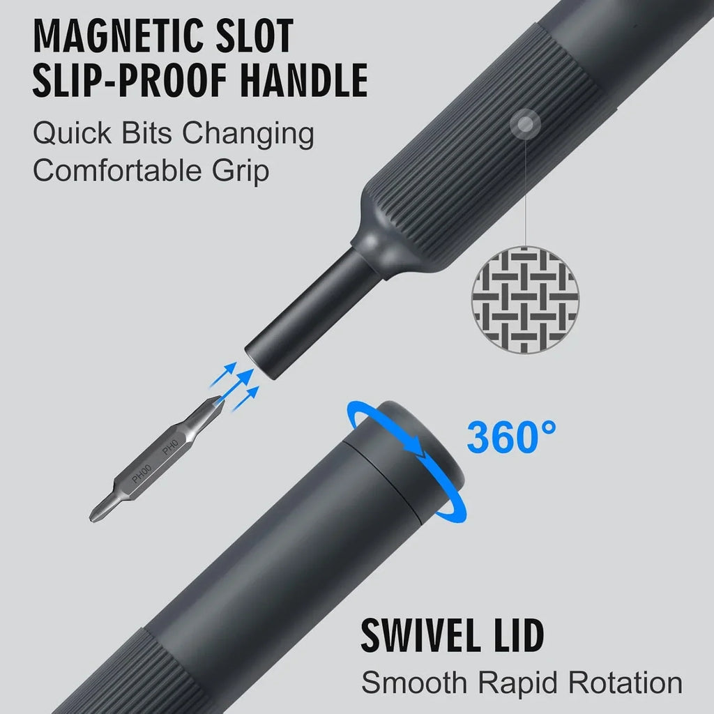 27 in 1 Precision Screwdriver Set  Magnetic Bits Pen Style Manual