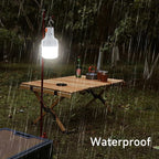 1PC Outdoor USB Rechargeable LED Lamp Bulbs 60W Emergency Light Hook