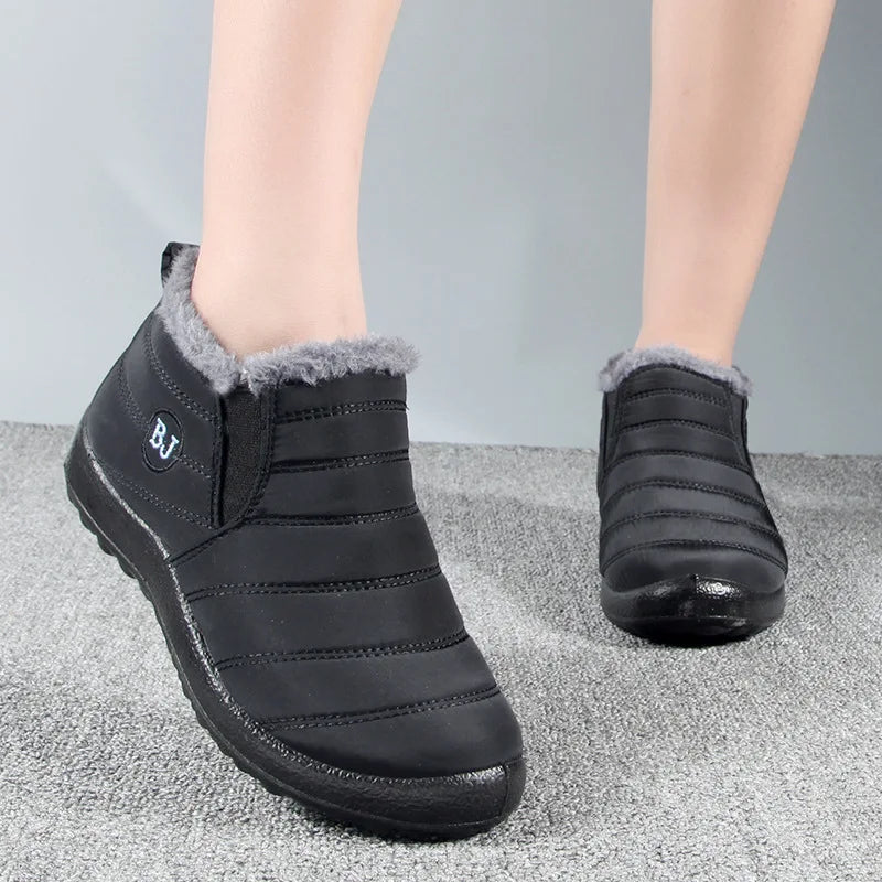 Snow Women Boots Fashion Unisex Shoes Slip On Platform Shoes For Women