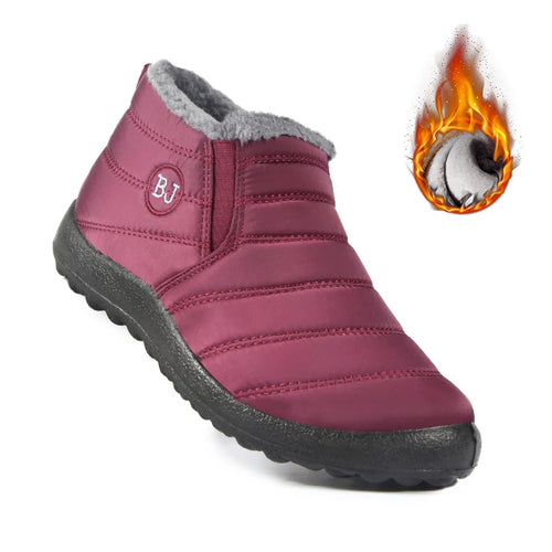 Snow Women Boots Fashion Unisex Shoes Slip On Platform Shoes For Women