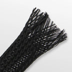 3m/9.85ft PET Expandable Braided Sleeving Flexible Wire Mesh Sleeve