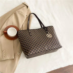Vintage Ladies Tote Bag Large Capacity Fashion Elegant Handbag Classic