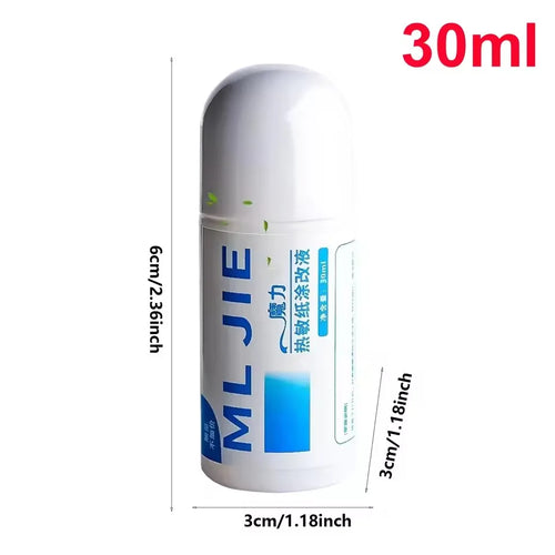 Fast-Drying Thermal Paper Correction Fluid Eraser Package Parcel Box