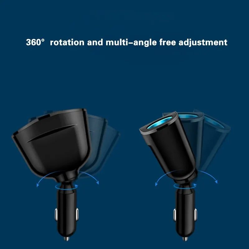 Multiple Devices Can Be Charged at the Same Time with Digital Display