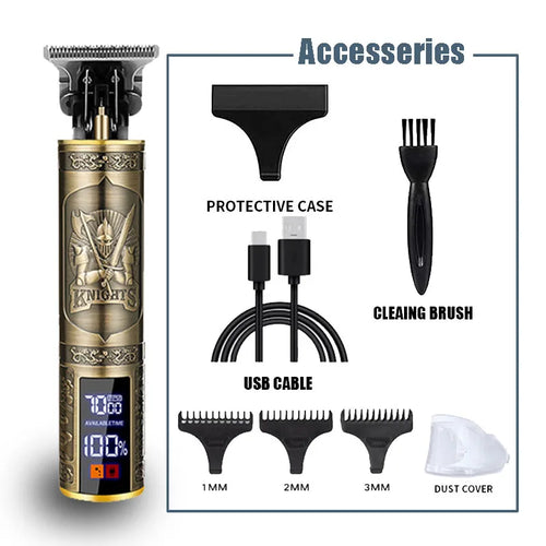 T9 Professional Hair Clipper/Accessories for Men | USB Fast Charging |