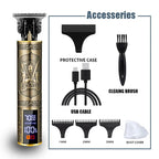 T9 Professional Hair Clipper/Accessories for Men | USB Fast Charging |