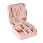 Mini jewelry storage box portable family travel earrings necklace