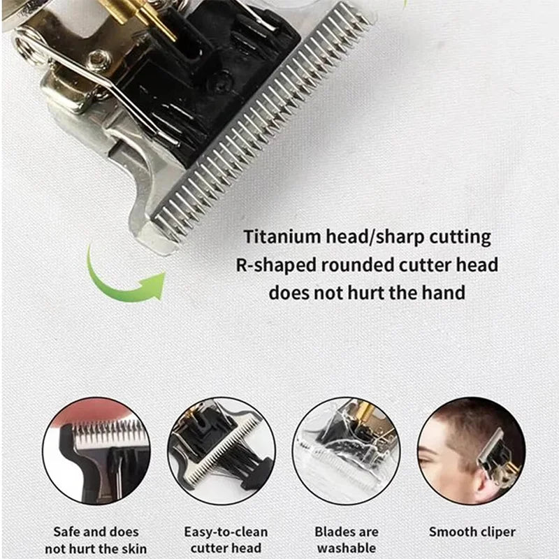 T9 Professional Hair Clipper/Accessories for Men | USB Fast Charging |