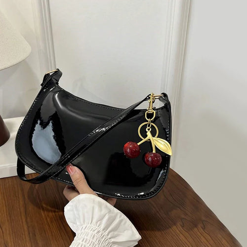 Vintage Retro Shoulder Bag for Women PU Leather Underarm Crossbody