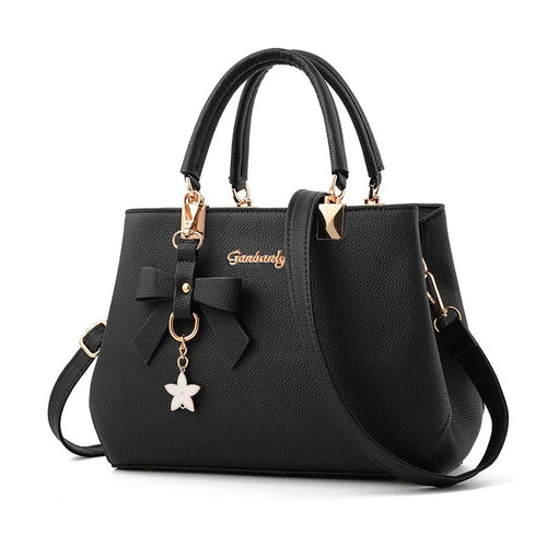New Korean version trendy autumn and winter bow women's bag portable