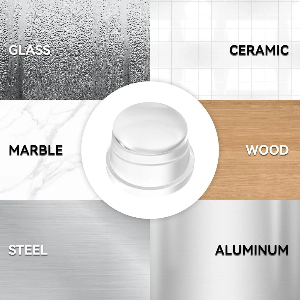 1-8Pcs Transparent Silicone Door Stopper No Drill Anti Bump Pad for