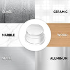 1-8Pcs Transparent Silicone Door Stopper No Drill Anti Bump Pad for