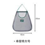 Reusable Storage Bags Kitchen Hanging Mesh Bag Home Fruit And