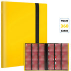 Premium 9-Pocket Trading Card Binder - Holds 360 Cards - Durable PP